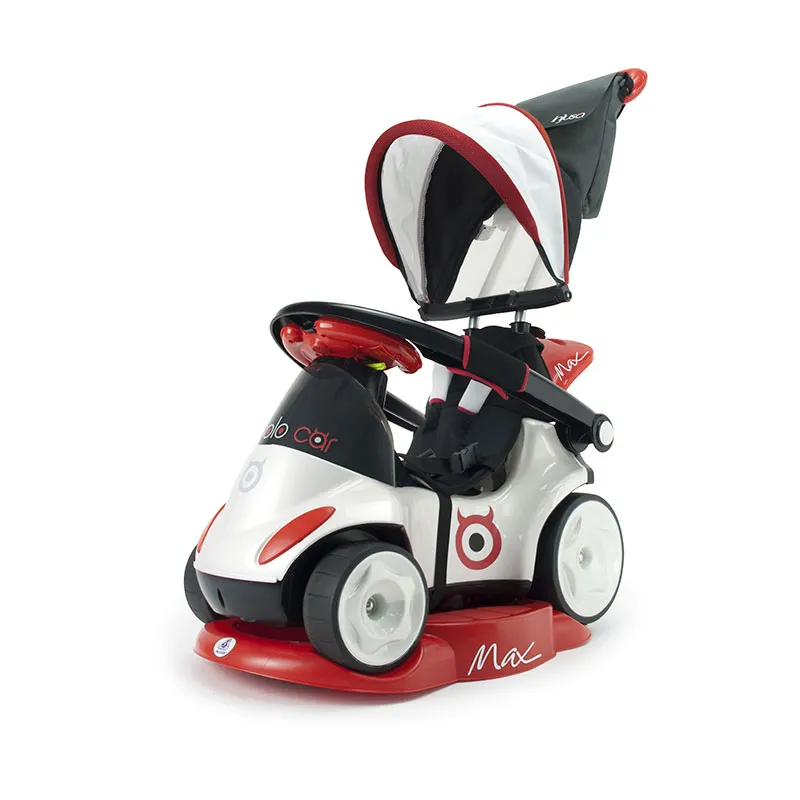 Porteur Voiture Diavolo 9en1 Rouge/Gris - 10m+-0
