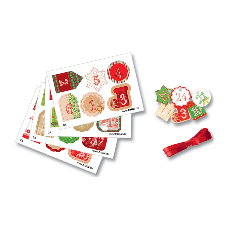 Calendrier de l'avent Sac en jute - 49pcs-2