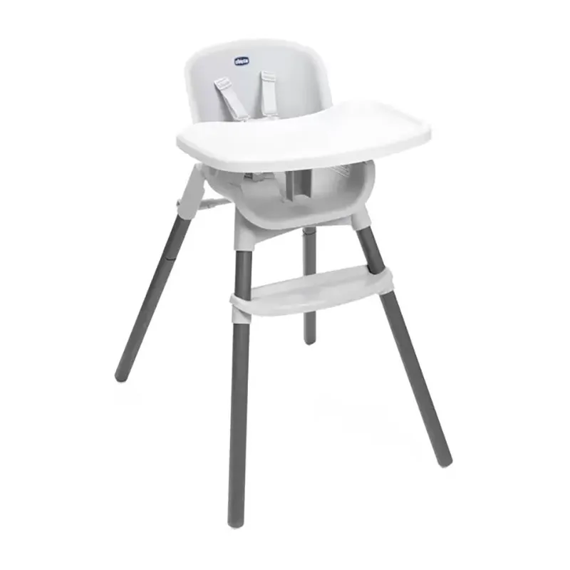 Chaise haute Polly Zest Moon Grey - 6m+-0