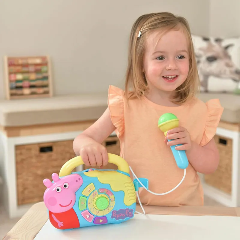 Boombox avec micro karaoké Peppa Pig - 3+-3
