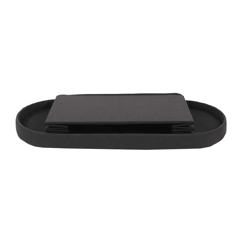 Coffre banc pliable Noir - 76x38x38cm-3