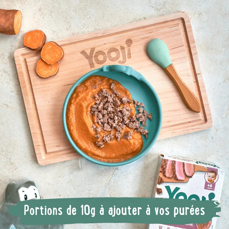 Mes 1ères protéines : viandes BIO et poissons sauvages MSC - Dès 4/6M - 88 repas - 11x80g-2