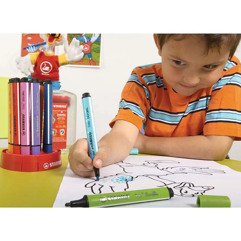 Feutres de coloriage Trio Scribbi - 14pcs-7