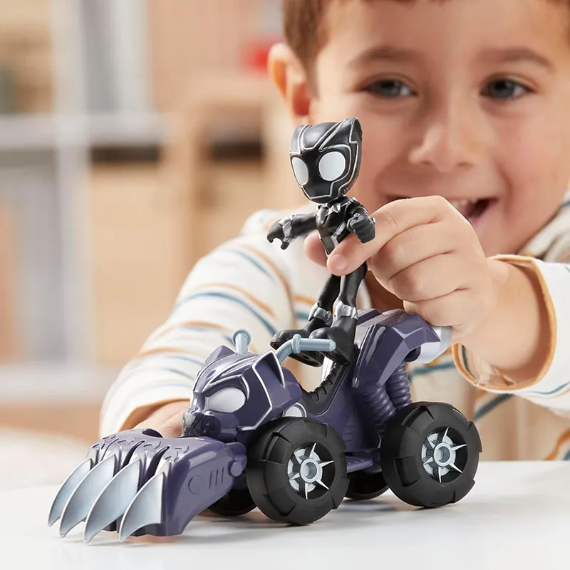 Coffret Black Panther & moto Spidey - 36m+-10