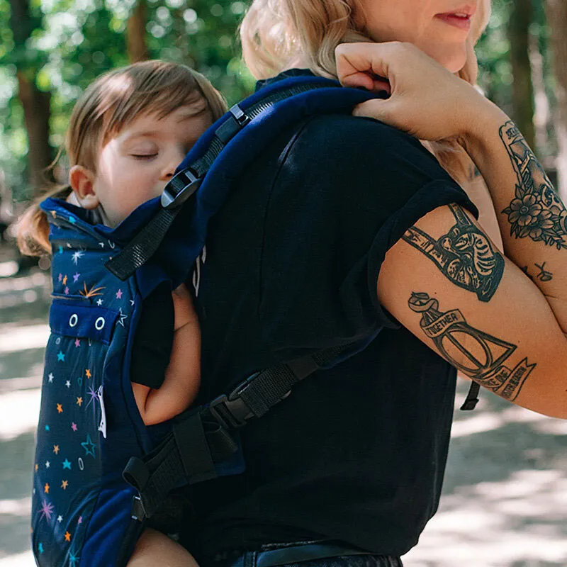 Porte bébé Love Buckle Carrier Star - Bleu-7