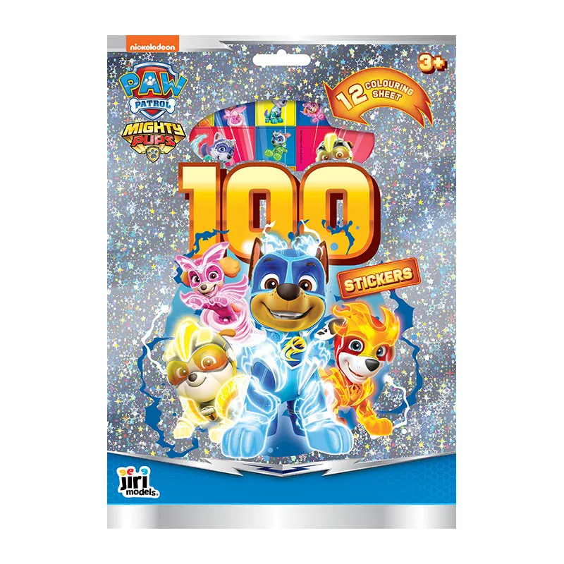 Stickers & Coloriage Super Pat'Patrouille 100pcs - 36m+-0