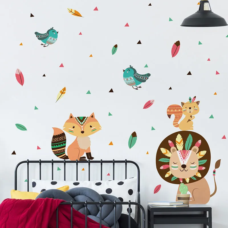 Stickers - Lion et les plumes magiques-3