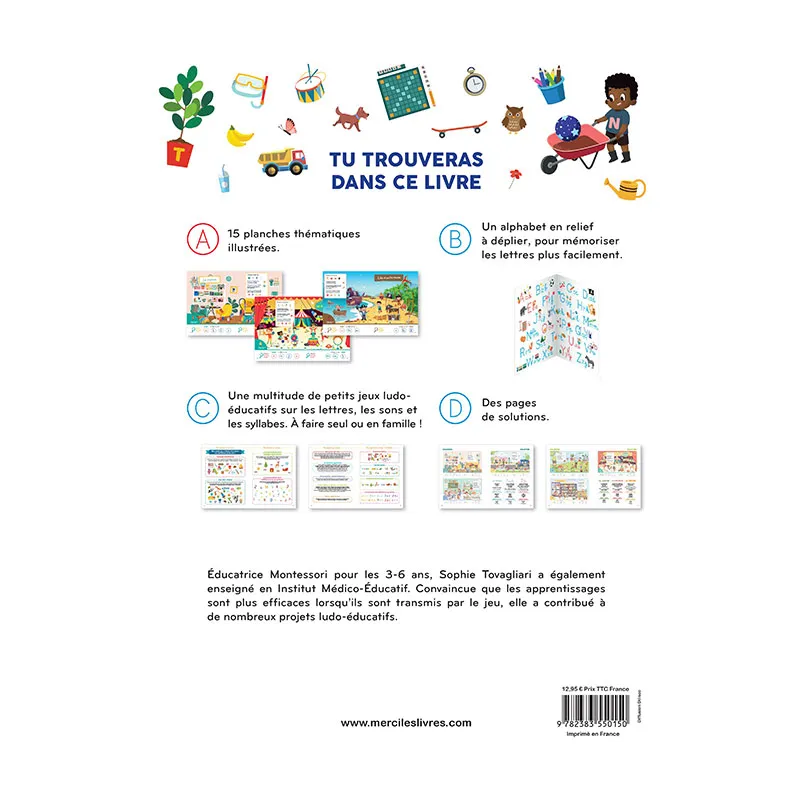 Cherche et trouve Les lettres et syllabes - 3+-5