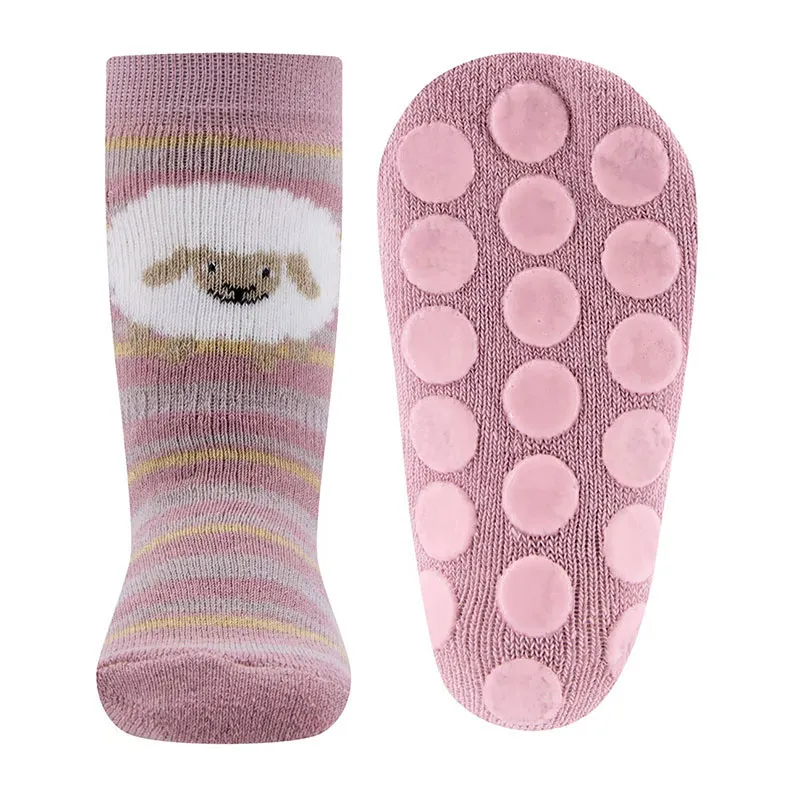 2 paires Chaussettes antidér. Mouton - Rose-2