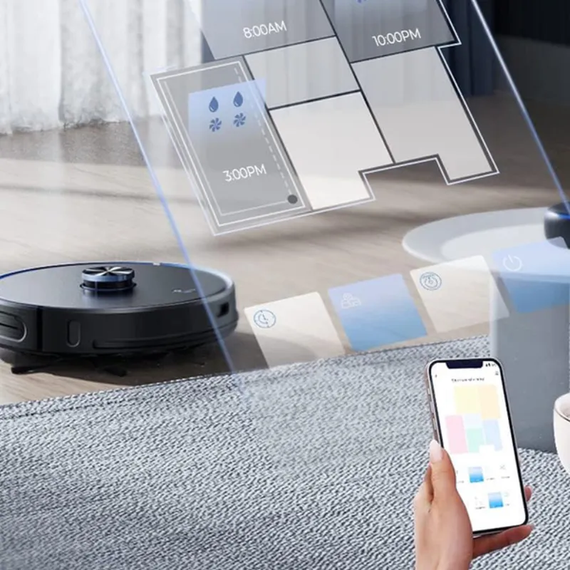 Robot aspirateur connecté avec base aspirante I-BOT Z7 Smart -5