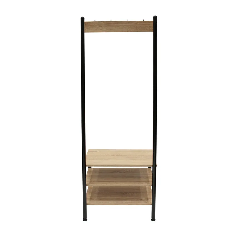 Meuble porte-manteau Bois/Métal - 60x175cm-3