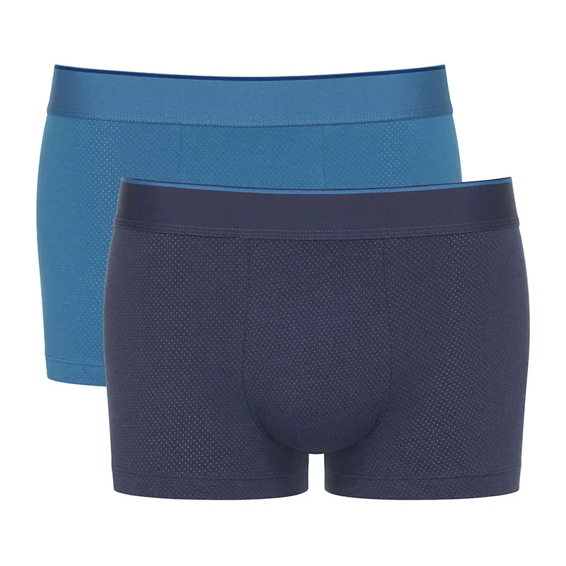 2 Boxers coton BIO Sloggi Men ever - Bleu-0