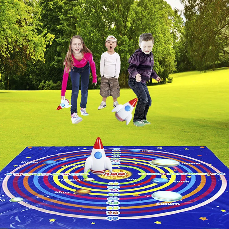 Jeu de cible gonflable Fusée spatiale - 36m+-1
