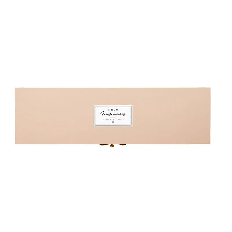 Coffret 5 bougies parfumées Nude - 4,5x4,5x5cm-4