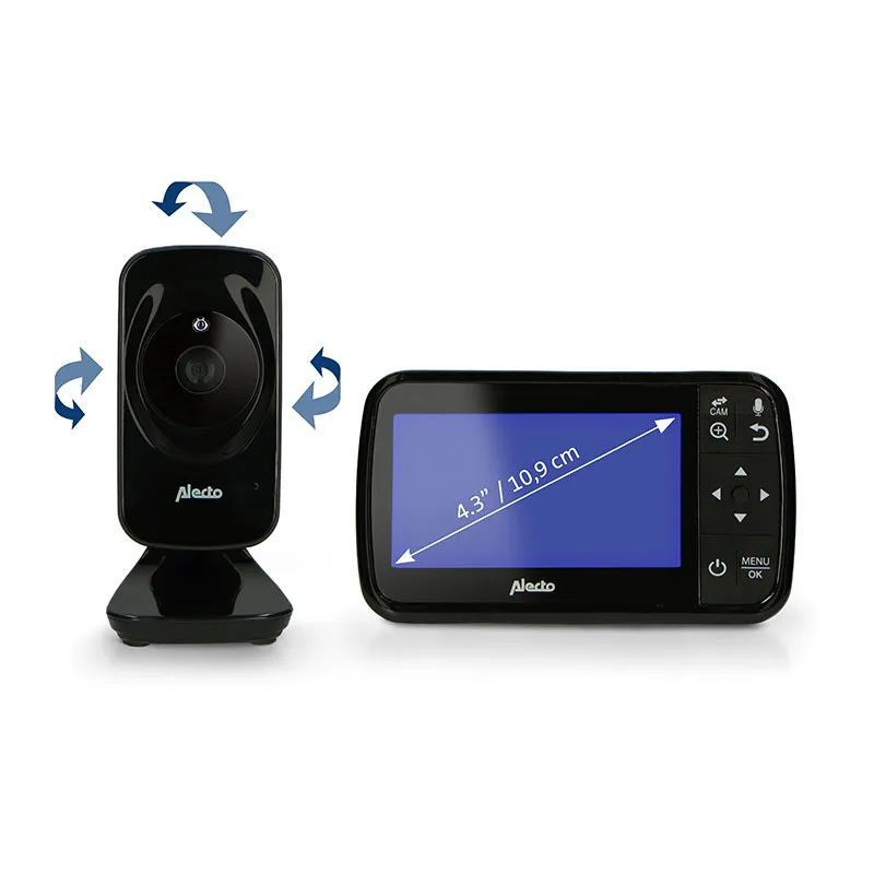 Babyphone DVM-149 Caméra 4,3 - Noir-4