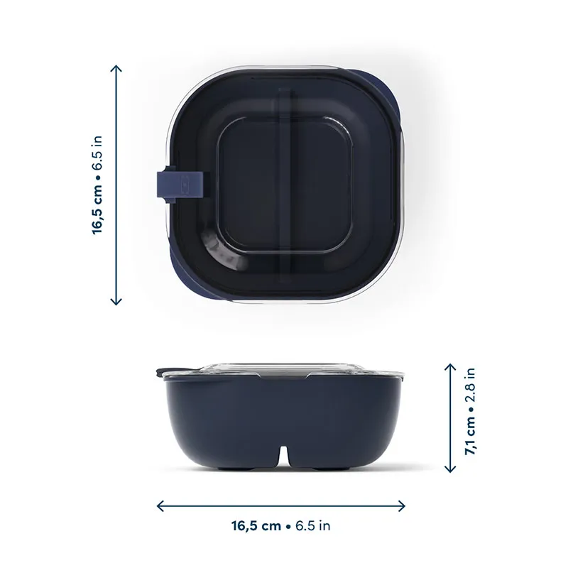 Lunch Box MB Gourmet M Deep Denim - 0,85L-3