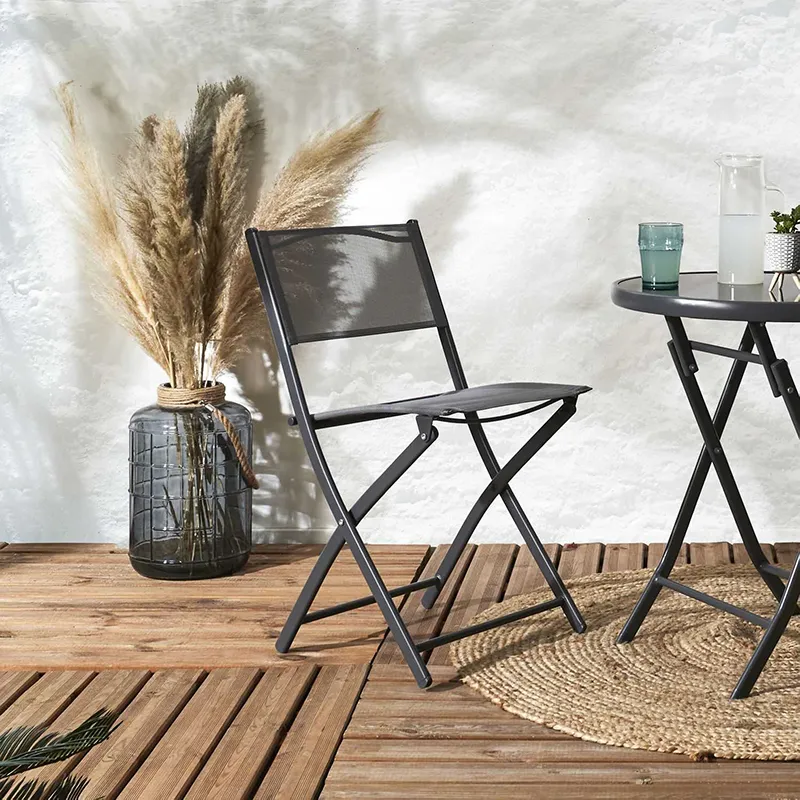 Chaise Elba Gris - 46x95x12cm-0