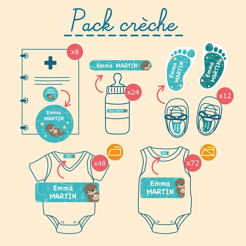 Bon d’achat Pack Crèche - 165 étiquettes-1