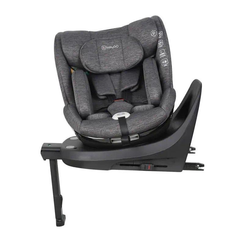 Siège auto Prime 360° I-Size/Isofix 40-150cm - Noir-3