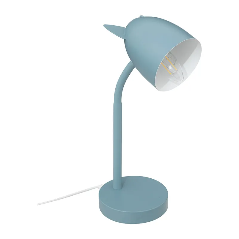Lampe enfant Oreille Métal Bleu - 18x12x31cm-0