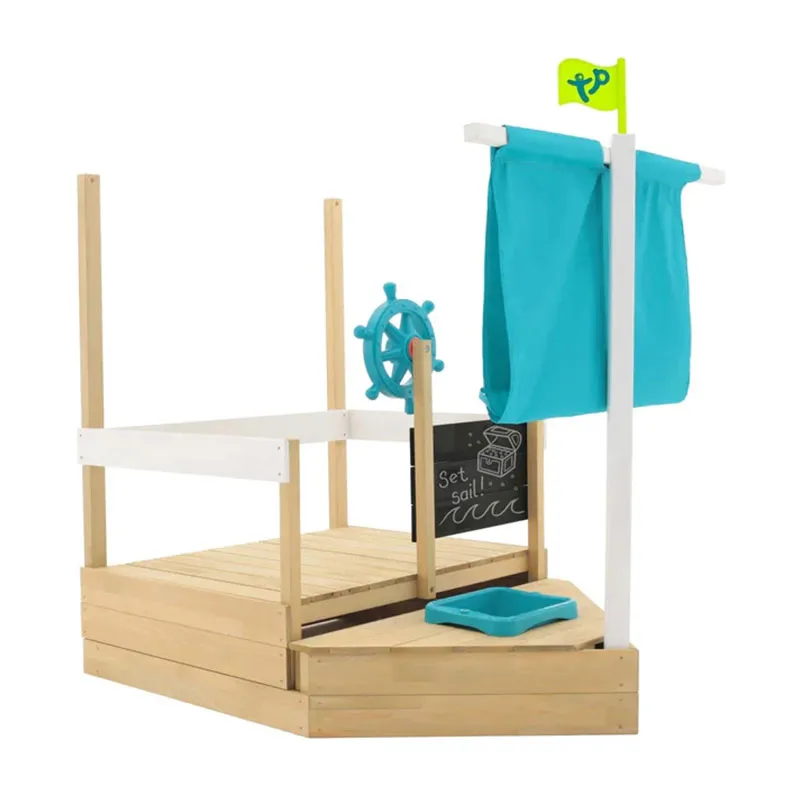 Bac à sable Bateau Pirate - 180x118cm-7