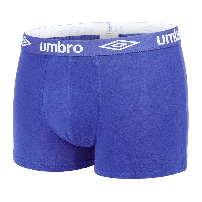 4 Boxers Homme Umbro - Noir/Bleu/Rouge-3