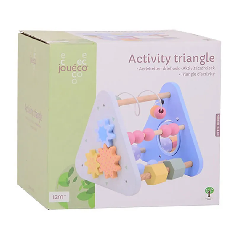 Triangle d'activités Multicolore - 12m+-2