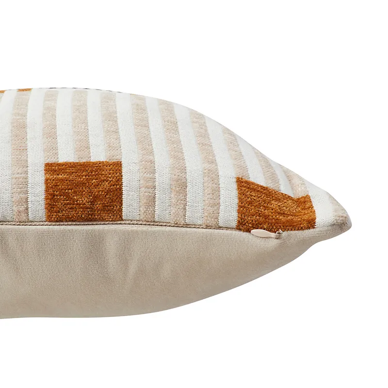 Coussin jacquard Jangwa Beige - 40x40cm-4