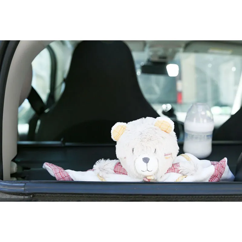 Doudou mouchoir Timouki Blanc/Beige - 35x24x10cm-3