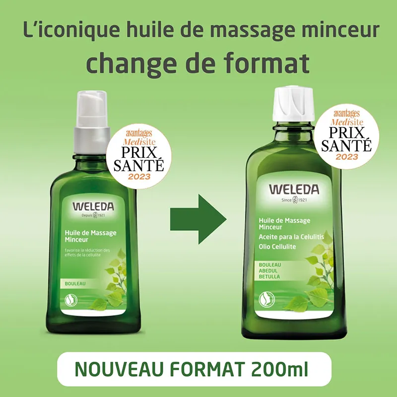 Huile de Massage Minceur au Bouleau - 200ml-4