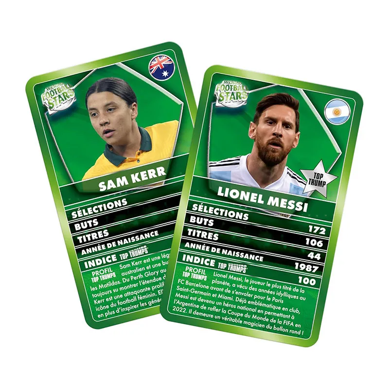 Jeu de cartes Top Trumps World Football Star - 12+-1