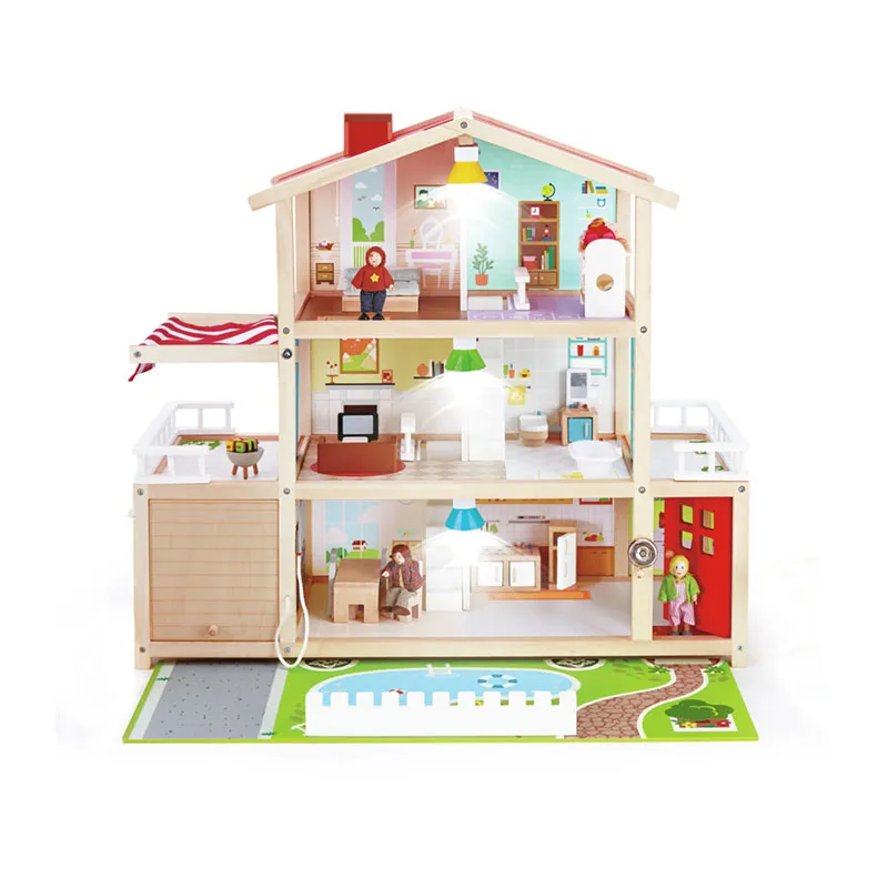 Maison de poupée en bois - 36m+-0