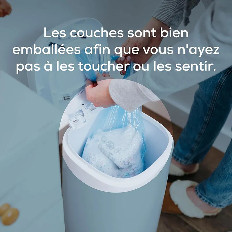 Poubelle à couches Dress Up 
avec 4 recharges-14