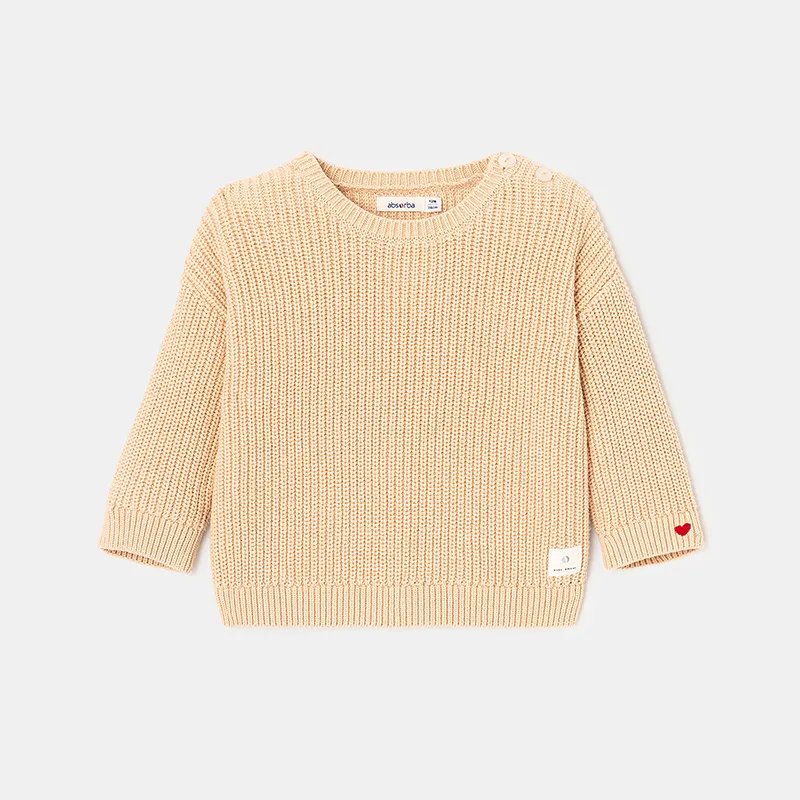 Pull Mixte - Beige Cannelle-0