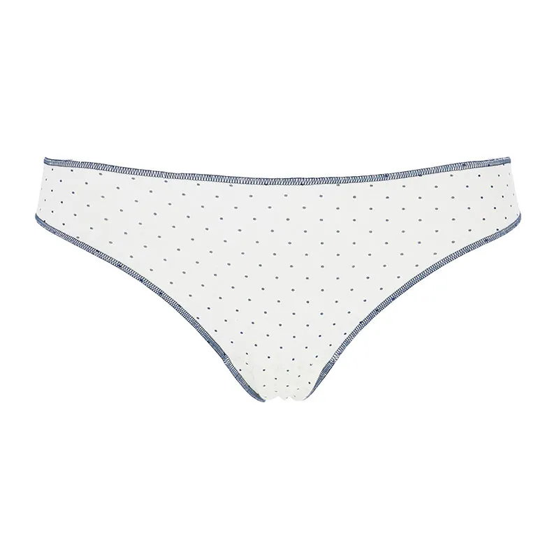 3 Culottes Mini Fleurs - Bleu/Blanc-9