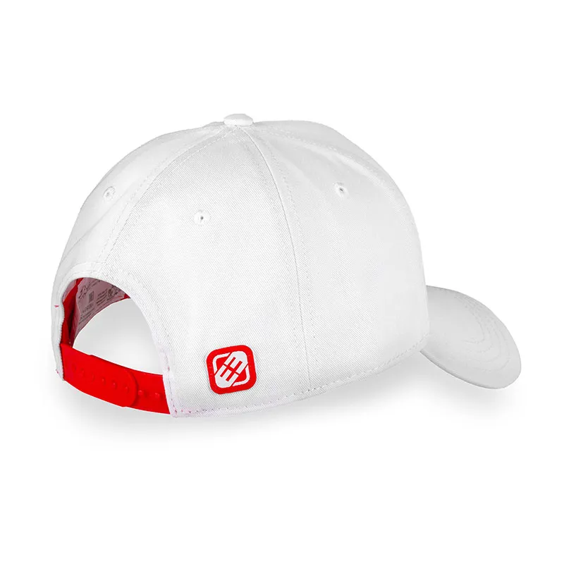 Casquette baseball homme en coton La Vache Qui Rit Cow - Blanc/Rouge-6