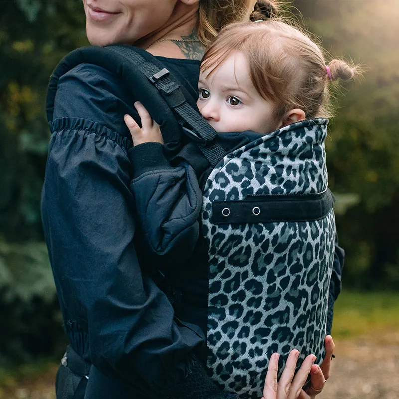 Porte bébé Love Buckle Carrier Léopard - Marron-4