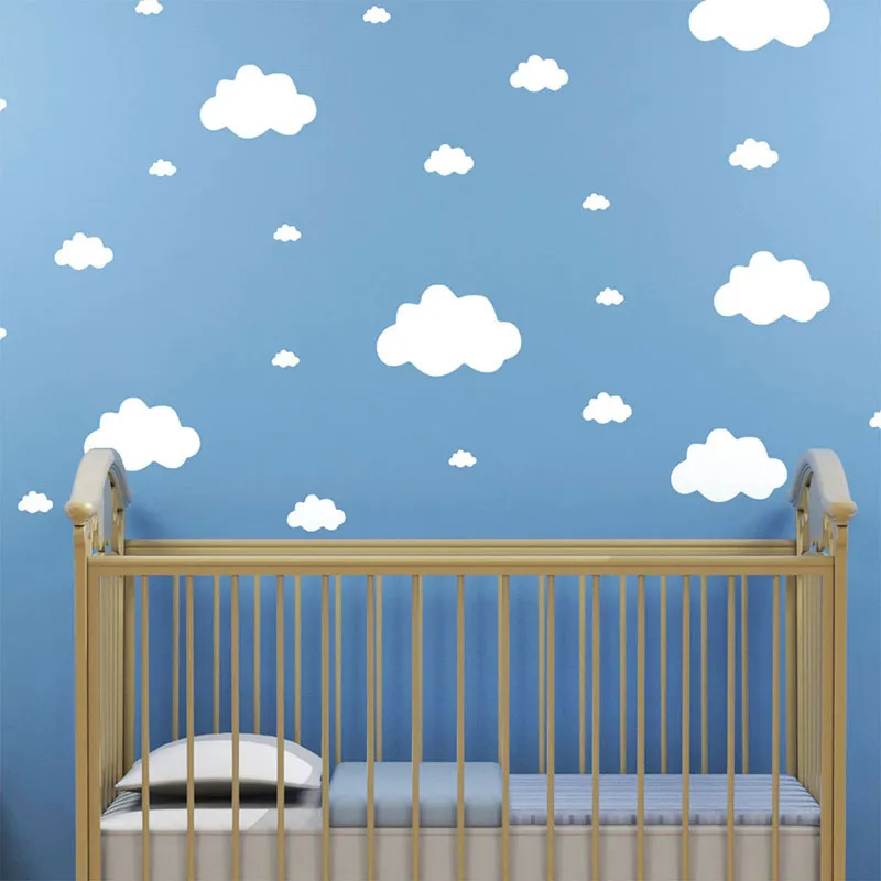 Stickers - 30 Nuages blancs-3