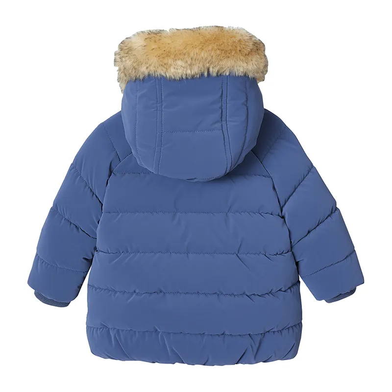 Doudoune à capuche - Indigo-1
