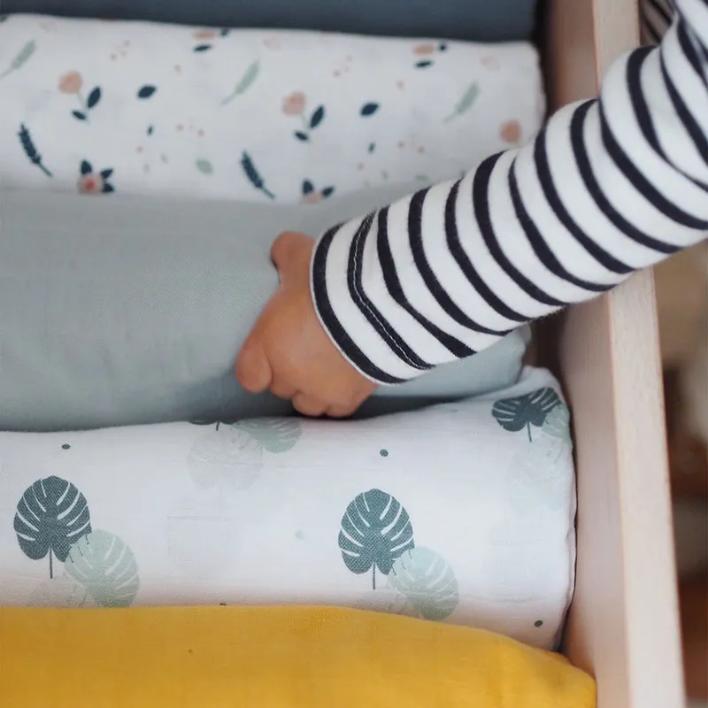 2 Langes Bébé XXL Mirage Gris - 120x120cm-3