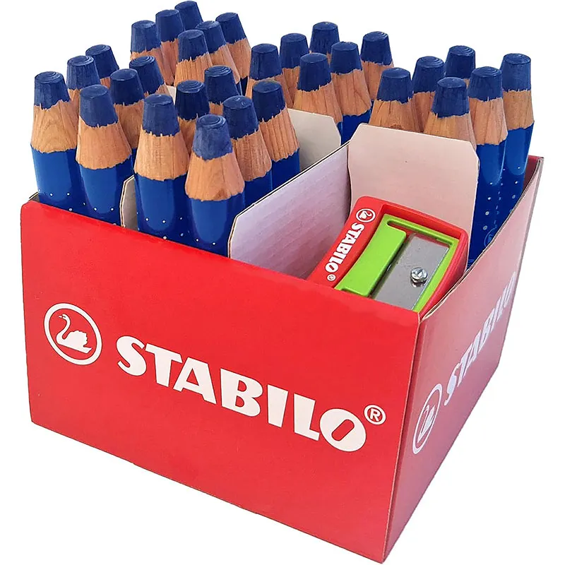Coffret Marqueurs Markdry Bleu + 2 taille-crayon- 30pcs-0