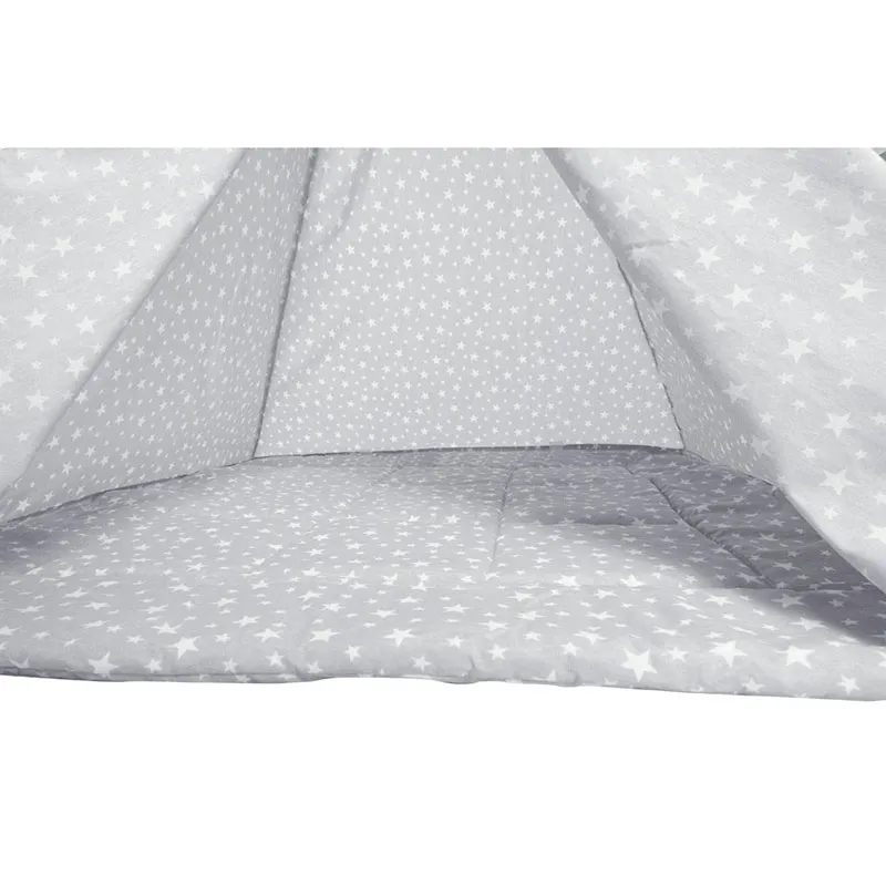 Tipi Étoile Gris - 110x140cm-7
