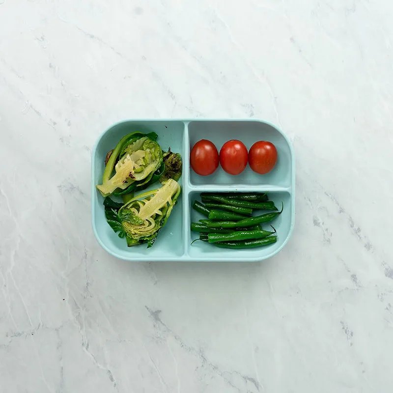 Set repas silicone Bleu - 2pcs -3