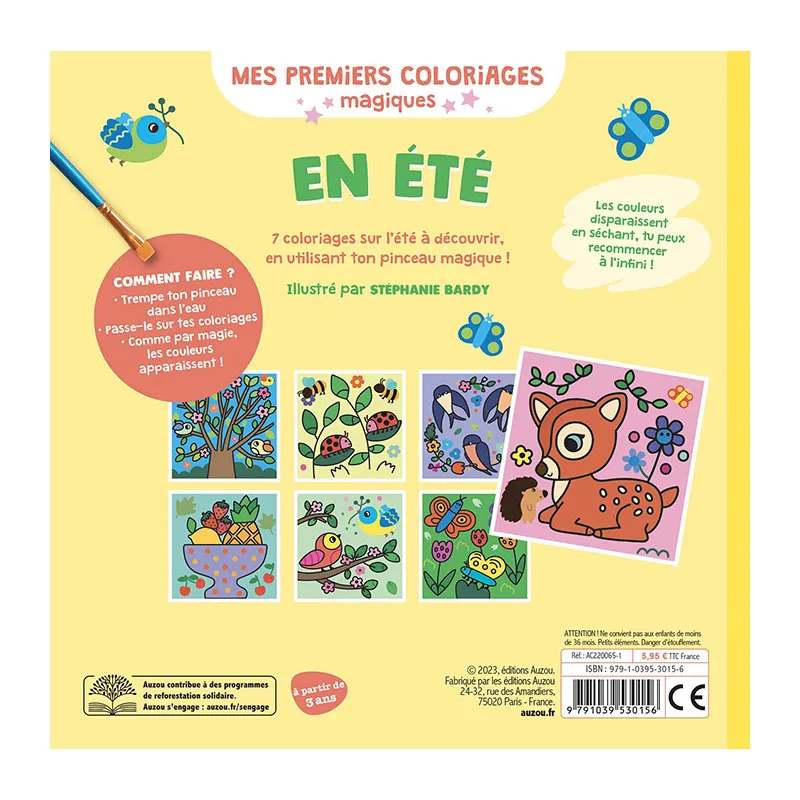 Mes premiers coloriages Été - 36m+-2