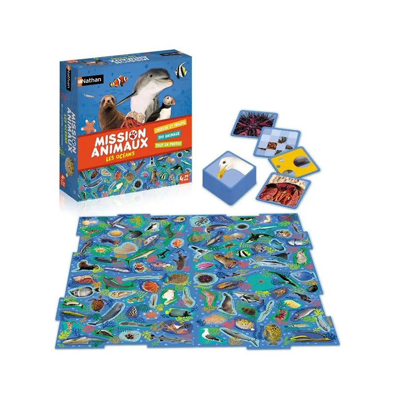 Jeu de société Mission animaux Océans 105pcs - 4+-0