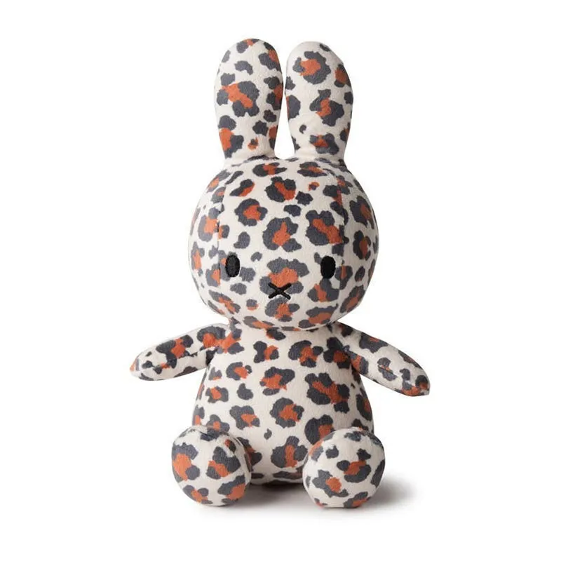 Peluche Lapin velvetine Léopard - 23cm-0