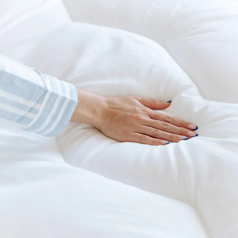 Surmatelas Satin de coton housse Nuage-2