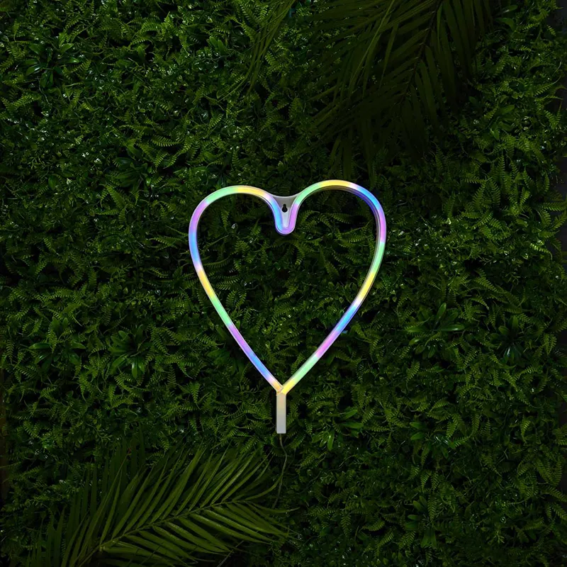 Lampe led Cœur Multi. - 30cm-2