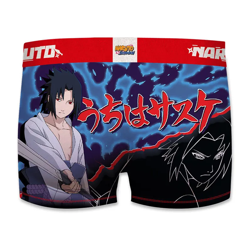 4 Boxers Homme Naruto Shippuden - Bleu/Noir-9