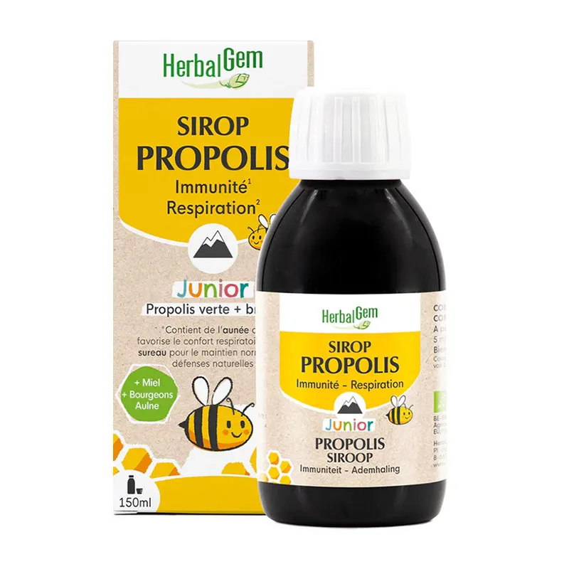 Sirop Propolis Junior Défense de l'Organisme BIO - 150ml-0